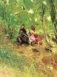 'Imaginary Landscape' Oil On Canvas By Greek Artist Stefano Sideris