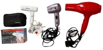 Trio Of Hair Dryers - Remington, Vidal Sassoon And Brookstone