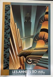 Les Annees 20 Vintage Lithograph
