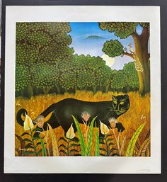 Black Panther By Branko Paradis Lithograph