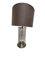 Crystal Clear Base Table Lamp