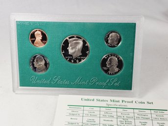 1994 Proof Set In Original Government Packaging