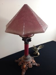 RARE Nouveau Period Table Lamp Beautiful