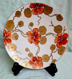Vintage Crafted By  Thun'sche Klosterie 'Vienna Hand-painted China'  Vienna Austria Porcelain China Plate