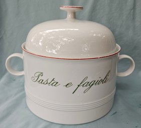 Vintage Melitta Porcelain Pasta E Fagioli Dish And Lid Made In Germany