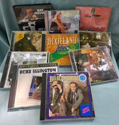 10 CDs - Jazz, Blues, And Comedy. Diana Krall, Louis Armstrong, Dixieland Jazz, Ella Fitzgerald, And More