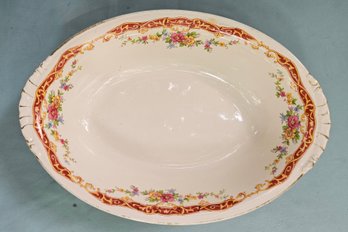 Beautiful Large Vegetable Bowl Made In USA 'March, 1936' By Nautilus