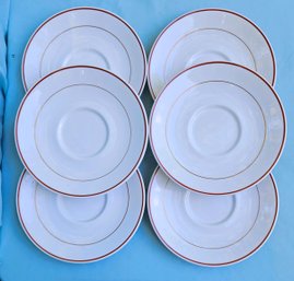 Vintage Rosenthal Studio Line Set Of 6 Saucers  Made In Germany