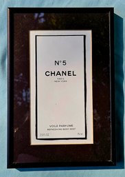 N5 Chanel Picture Professionally Framed Matted And Under Glass