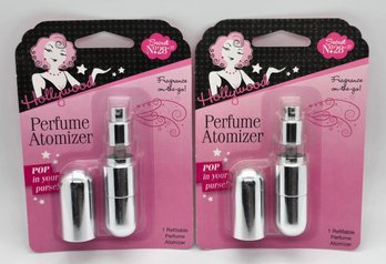 Pair Of Brand New Hollywood Perfume Atomizers