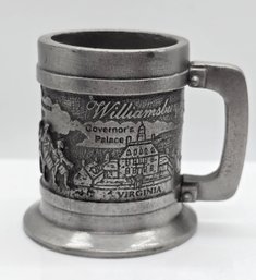 Vintage Williamsburg Miniature Pewter Cup