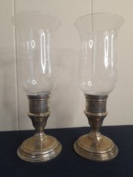 Sterling Weighted Candlestick Holders