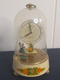 Vintage Schmid Polka Dancing Couple Musical Clock