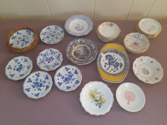 Mixed Decorative Tea Saucers Lot