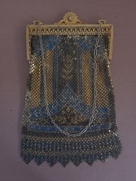Vintage Art Deco Mesh Purse #1