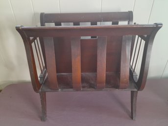 Ferguson Wooden Harp Magazine Rack