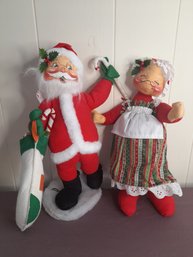 Annalee Mr. & Mrs. Claus Dolls Lot #3