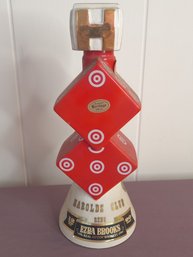 Ezra Brooks Harolds Club Whiskey Decanter