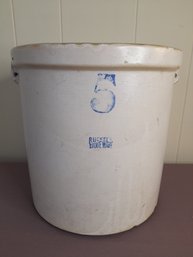 Large '5' Crock #4