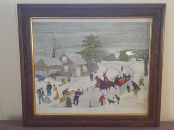 'Joy Ride' By Grandma Moses Print