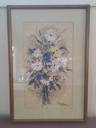 'Bouquet Of Flowers' By John Haymson Serigraph