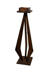 Folk Art Modernist Stand Ashtray