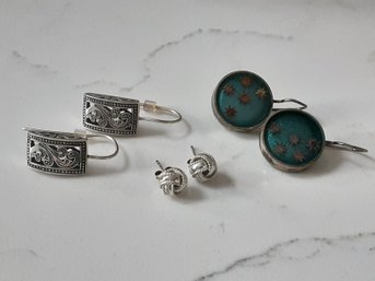 Sterling Silver Earring Lot #1