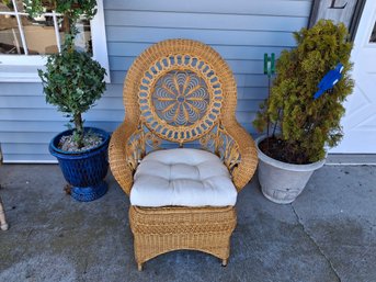 Elaborate  Wicker Chair