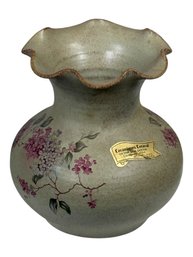 Floral Vase Ceramiques Ceraval Victor Dos Santos Italy