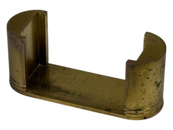 Heavy Brass Vintage Business Card Holder