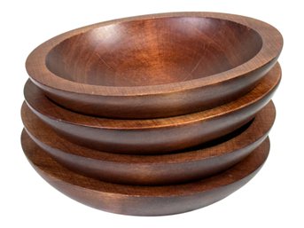 4 Bancroft Canada Teak Bowls