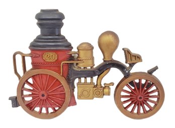 Vintage 1970 Sexton Metal Steam Fire Engine Wall Plaque