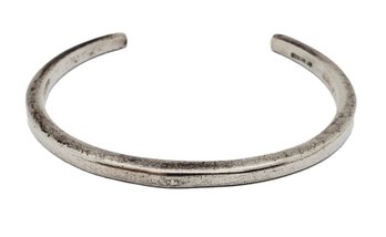 Small Vintage Silver 925 Cuff Bracelet Stamped JAD Made By Gioia And Ivano Clavenzani Malta