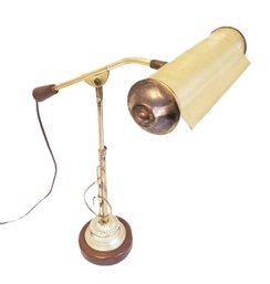 Vintage Brass Treble Clef Music Adjustable Piano Desk Lamp