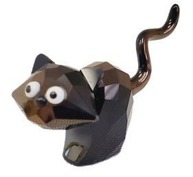 Swarovski The Lovlots Theo Crystal The Black Cat Figurine 0995010 With Box & COA