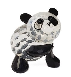 Retired Swarovski Austria Crystal Rare Encounters Mother Panda Figurine - No Box Or COA