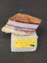 Raw Bacon Opal Chalcedony Stone From Utah