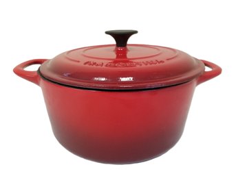 Tramontina Red Enamel Cast Iron Dutch Oven 5.5 Qt