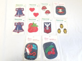 Vintage 1970s Patches NOS