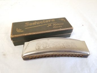 Vintage M Hohner Seductora Germany Harmonica