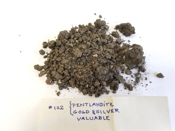 Pentlandite Sulfide Mineral Gold And Nickel Silver Ore