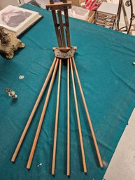 Antique STAR 6-Arm Wall Mounting Clothes Drying Rack- 3rd Party Shipping
