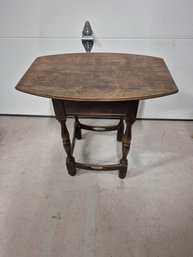 1920s Walnut Side Table- 3rd Party Shipping