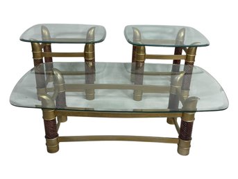 Horn Coffee Table Set - 3 Pieces