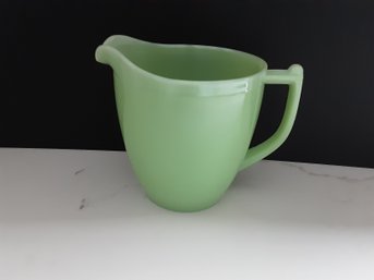 Large Jadeite Pitcher