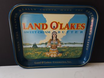 Vintage Land O Lakes Tray