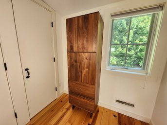 Custom Made 'Room & Board' Dresser - Walnut Finish - 1 Of 2 In Auction
