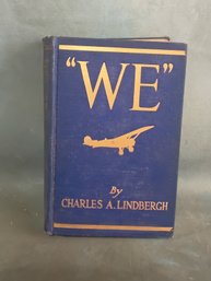 'WE' By Charles A. Lindbergh Book
