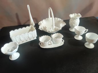 Mixed Fenton & Milk Glass Lot