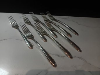 7 Sterling Dinner Forks 380g